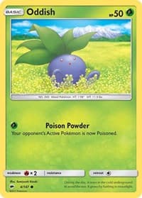 Oddish - SM - Burning Shadows - Pokemon card