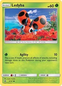 Ledyba - SM - Burning Shadows - Pokemon card