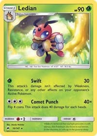 Ledian - SM - Burning Shadows - Pokemon card