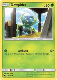 Dewpider - SM - Burning Shadows - Pokemon card