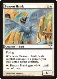 Beacon Hawk - Dissension - Magic: The Gathering card