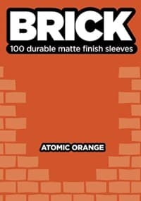 BRICK - Atomic Orange (100-Pack) - Legion Premium Supplies Card Sleeves - Card Sleeves card