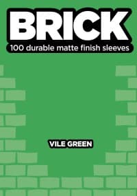 BRICK - Vile Green (100-Pack) - Legion Premium Supplies Card Sleeves - Card Sleeves card