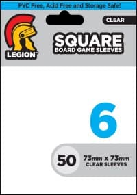 Clear Board Game Sleeves - Square (50-Pack) - Legion Premium Supplies Board Game Sleeves - Card Sleeves card