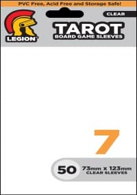 Clear Board Game Sleeves - Tarot (50-Pack) - Legion Premium Supplies Board Game Sleeves - Card Sleeves card