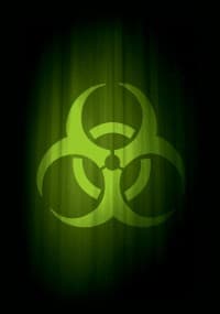 Double Matte Art Sleeve - Super Iconic Biohazard (50-Pack) - Legion Premium Supplies Card Sleeves - Card Sleeves card