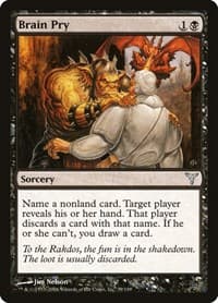Brain Pry - Dissension - Magic: The Gathering card