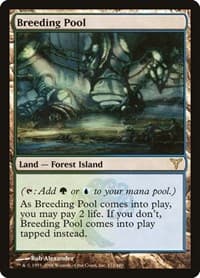 Breeding Pool - Dissension - Magic: The Gathering card