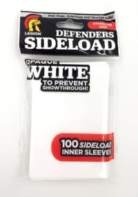 White Defenders - SIDELOAD-Standard (100-Pack) - Legion Premium Supplies Card Sleeves - Card Sleeves card