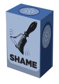 Deck Box - Shame - Legion Premium Supplies Deck Boxes - Deck Boxes card