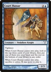 Court Hussar - Dissension - Magic: The Gathering card