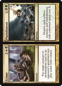 Crime // Punishment - Dissension - Magic: The Gathering card