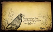 Fibersoft Playmat - Raven - Legion Premium Supplies Playmats - Playmats card