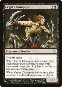 Crypt Champion - Dissension - Magic: The Gathering card