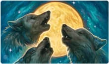 Rubber Playmat - 3 Wolf Moon - Legion Premium Supplies Playmats - Playmats card