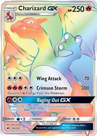 Charizard GX (Secret) - SM - Burning Shadows - Pokemon card