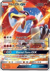 Ho-Oh GX - SM - Burning Shadows - Pokemon card