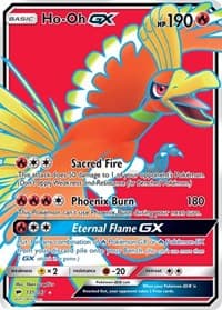 Ho-Oh GX (Full Art) - SM - Burning Shadows - Pokemon card