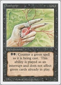 Deathgrip - Revised Edition - Magic: The Gathering card