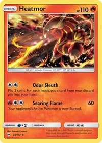 Heatmor - SM - Burning Shadows - Pokemon card