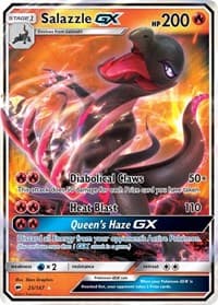 Salazzle GX - SM - Burning Shadows - Pokemon card