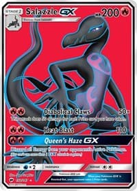 Salazzle GX (Full Art) - SM - Burning Shadows - Pokemon card