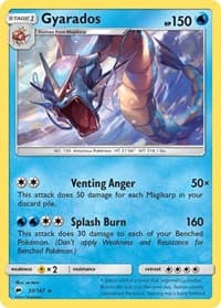 Gyarados - SM - Burning Shadows - Pokemon card