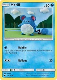 Marill - SM - Burning Shadows - Pokemon card
