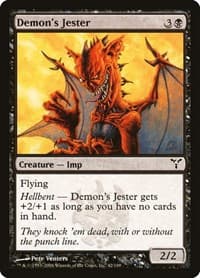 Demon's Jester - Dissension - Magic: The Gathering card