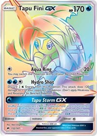 Tapu Fini GX (Secret) - SM - Burning Shadows - Pokemon card