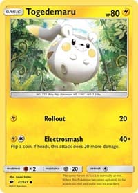 Togedemaru - SM - Burning Shadows - Pokemon card