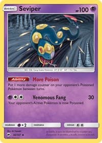 Seviper - SM - Burning Shadows - Pokemon card