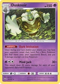 Dusknoir - SM - Burning Shadows - Pokemon card