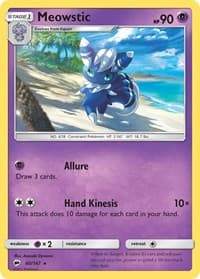 Meowstic - SM - Burning Shadows - Pokemon card