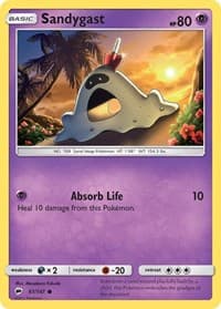 Sandygast - SM - Burning Shadows - Pokemon card