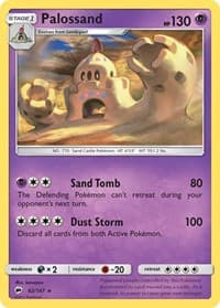Palossand - SM - Burning Shadows - Pokemon card