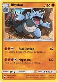 Rhydon - SM - Burning Shadows - Pokemon card