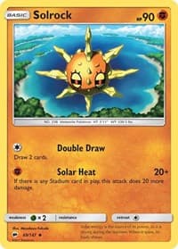 Solrock - SM - Burning Shadows - Pokemon card