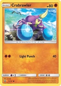 Crabrawler - SM - Burning Shadows - Pokemon card