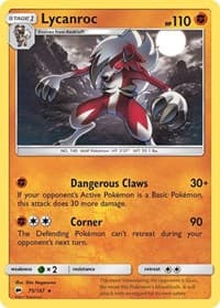 Lycanroc (75) - SM - Burning Shadows - Pokemon card