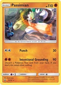 Passimian - SM - Burning Shadows - Pokemon card