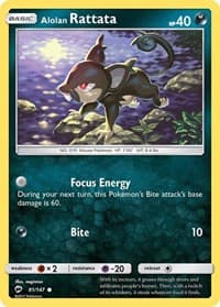 Alolan Rattata - SM - Burning Shadows - Pokemon card