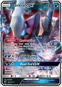 Darkrai GX - SM - Burning Shadows - Pokemon card