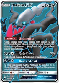Darkrai GX (Full Art) - SM - Burning Shadows - Pokemon card