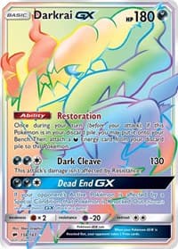 Darkrai GX (Secret) - SM - Burning Shadows - Pokemon card