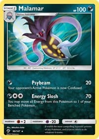 Malamar - SM - Burning Shadows - Pokemon card