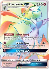 Gardevoir GX (Secret) - SM - Burning Shadows - Pokemon card