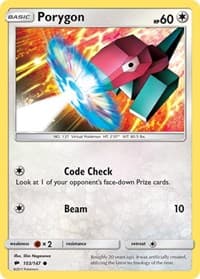 Porygon - SM - Burning Shadows - Pokemon card