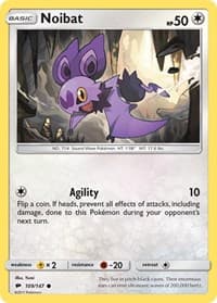 Noibat - SM - Burning Shadows - Pokemon card
