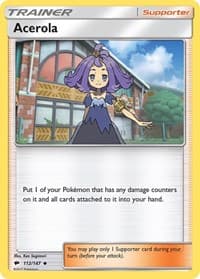 Acerola - SM - Burning Shadows - Pokemon card